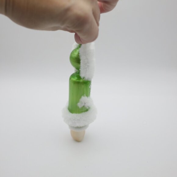 Soffieria De Carlini Eskimo Ornament Blown Glass Green Outfit - Made in Italy - Picture 7 of 11